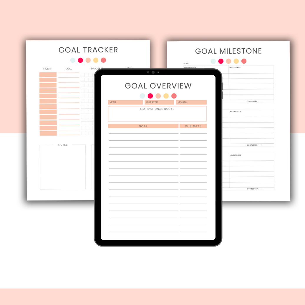 Digital Goal Planner Workbook